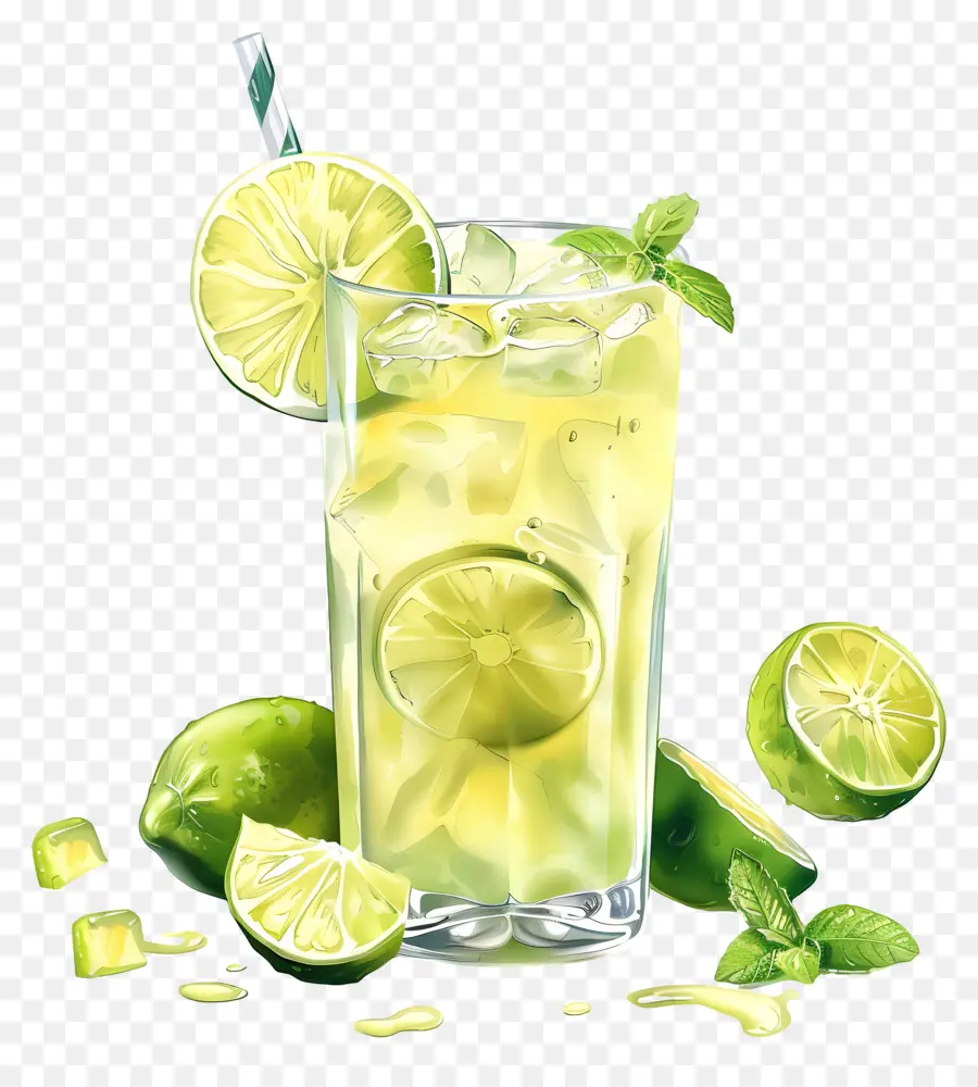Bebida De Limonada，Mojito PNG