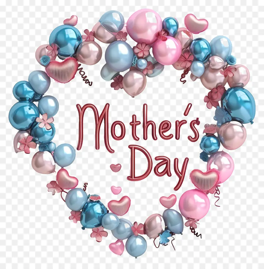 Feliz Dia Das Mães，Balões PNG