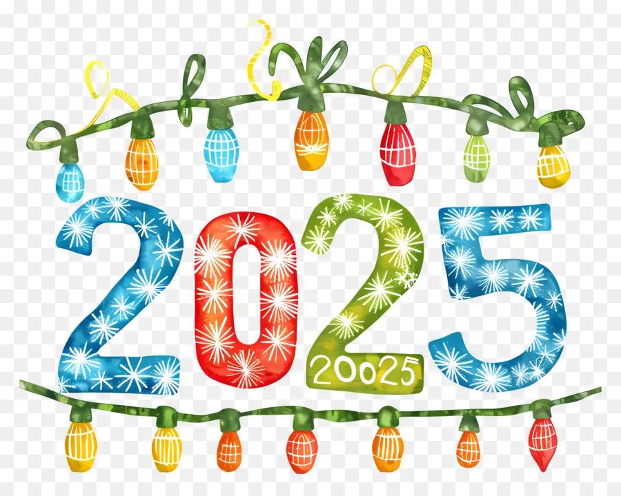 Ano Novo 2025，Feliz Ano Novo PNG