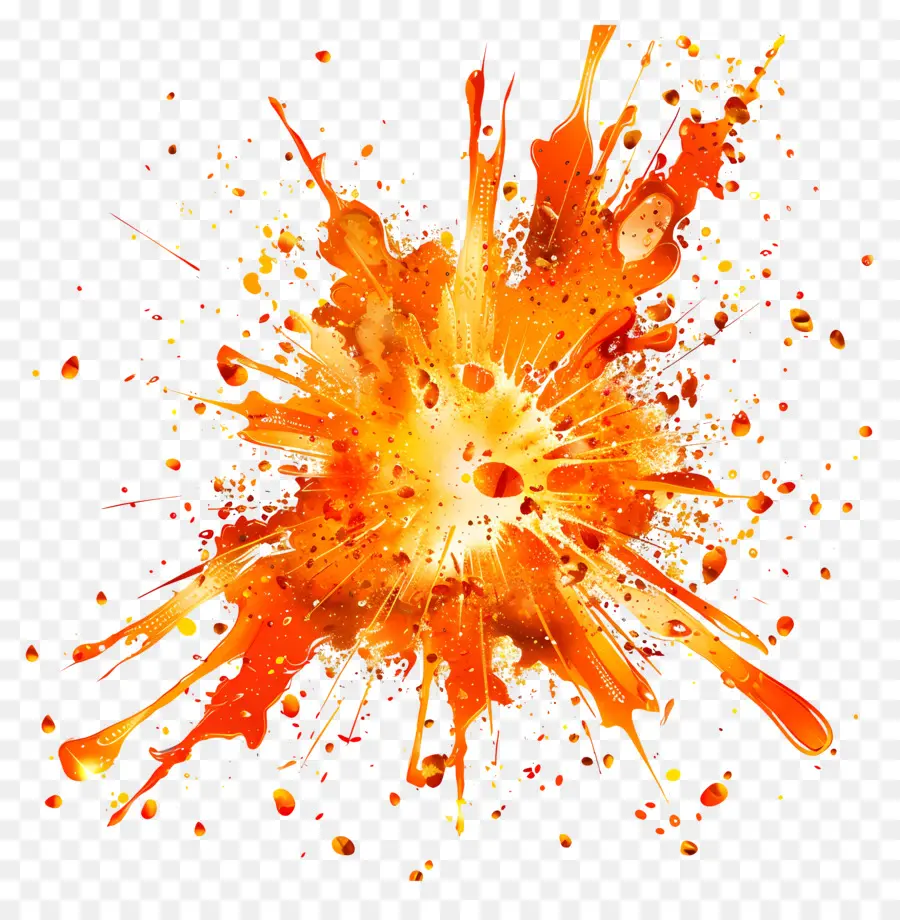 Explosão，O Paint Splatter PNG