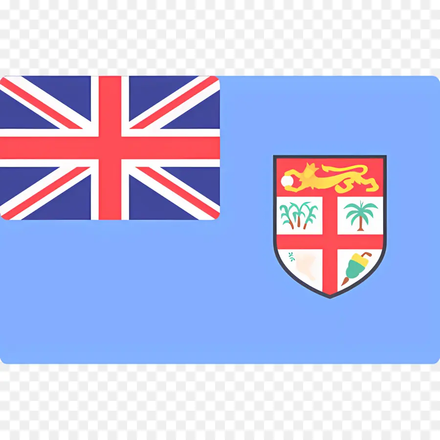 Fagenha Fiji，United Kingdom Flag PNG