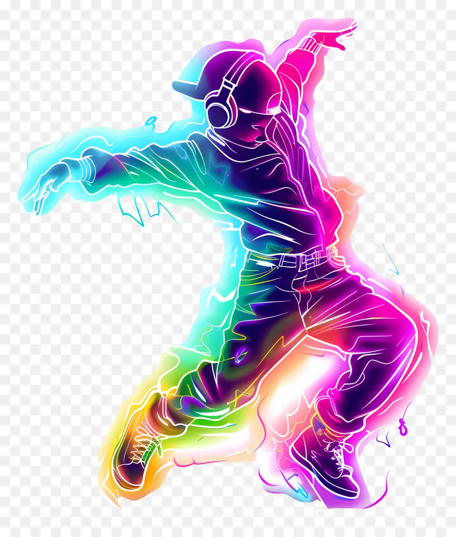 Dia Mundial Da Dança，Cores Neon PNG