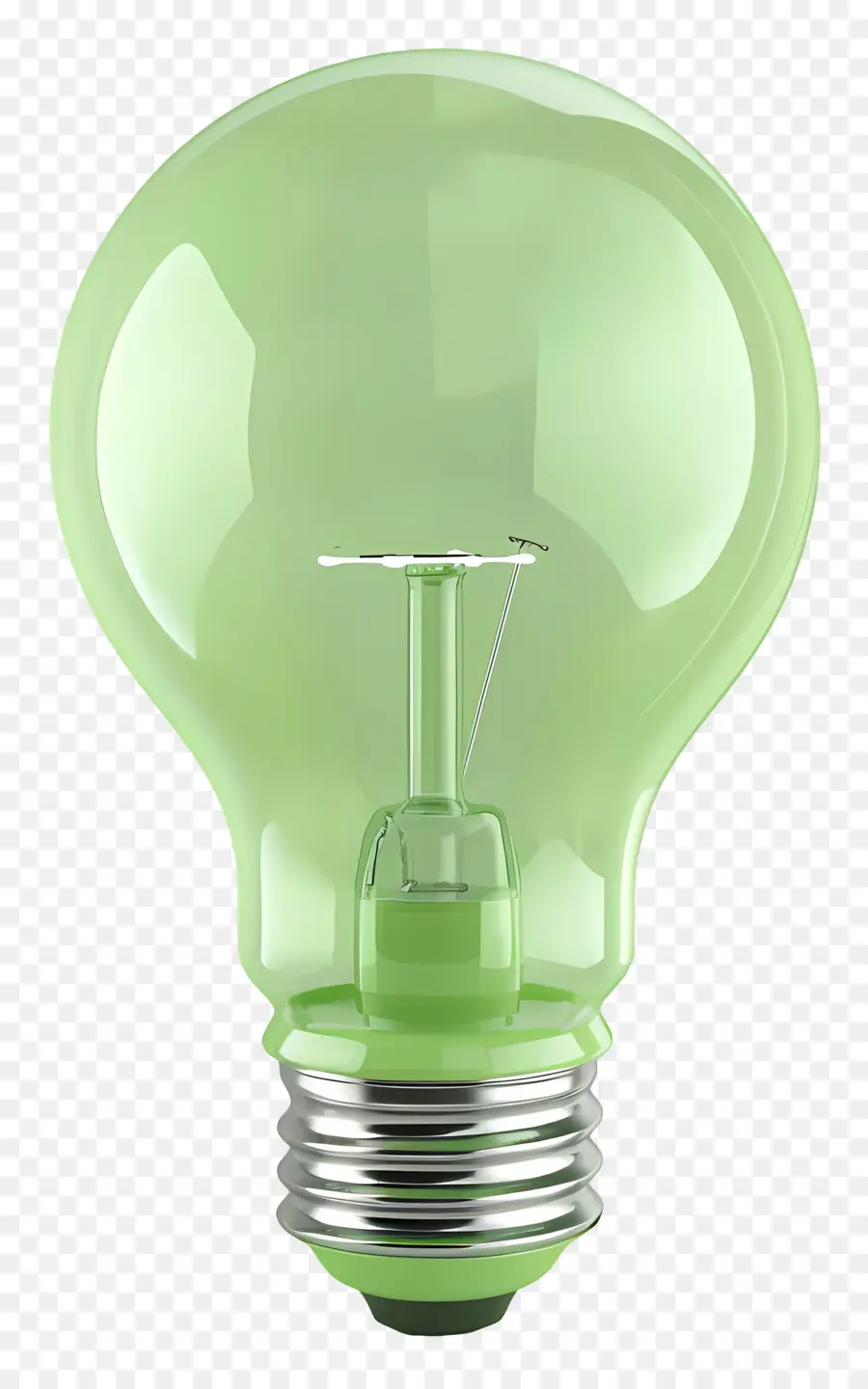 Lâmpada，A Luz Verde Do Bulbo PNG