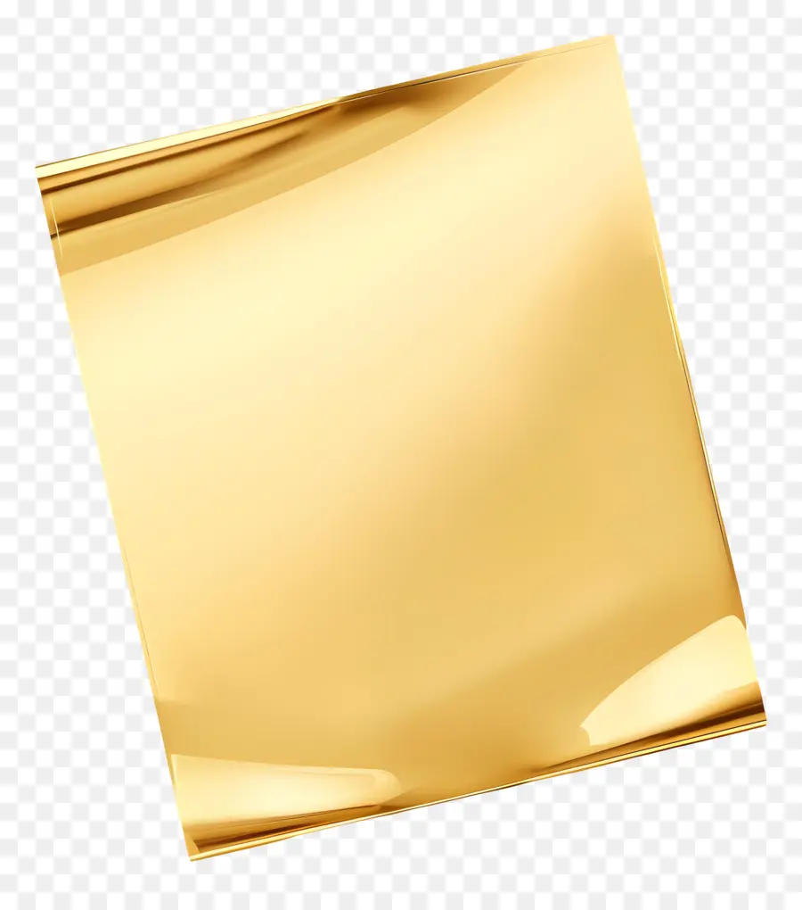 Post A Nota，Ouro Papel PNG