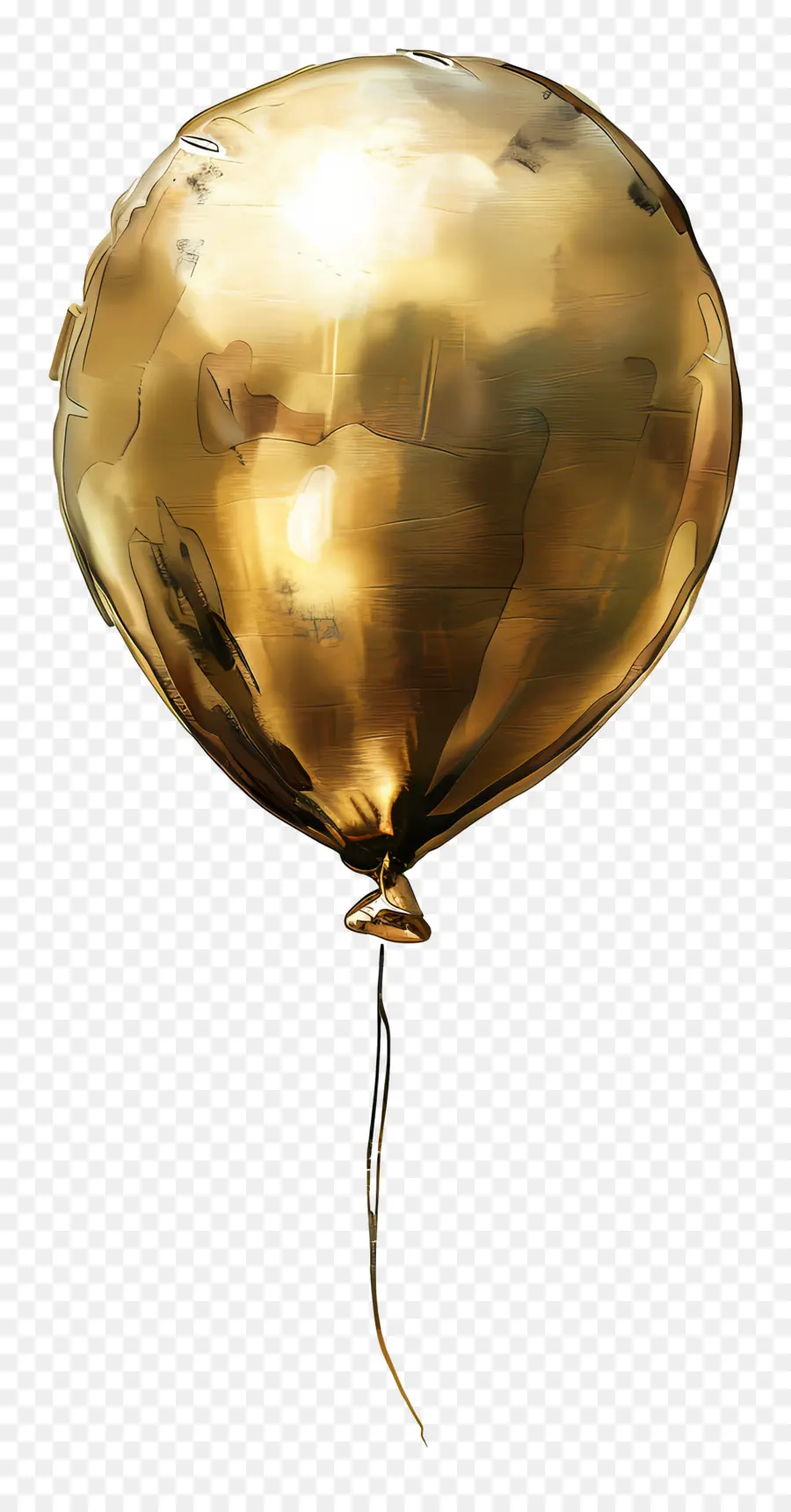 Balão De Ouro，Flutuante PNG