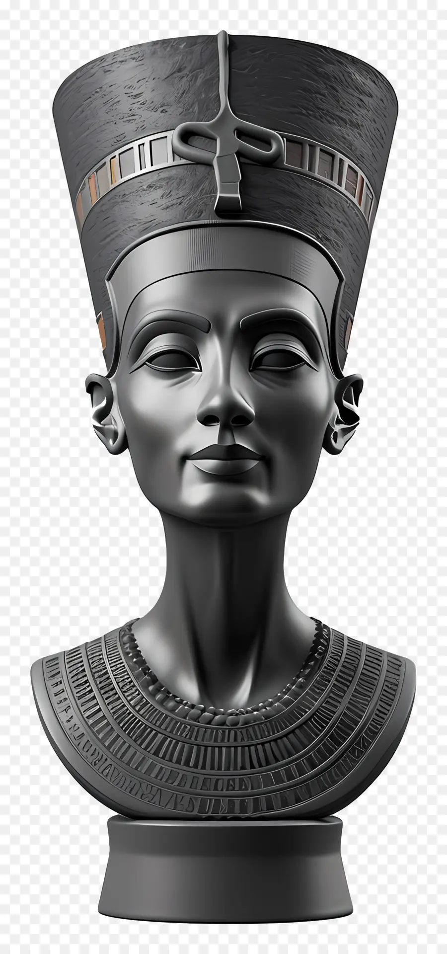 Busto De Nefertiti，Rainha Egípcia PNG