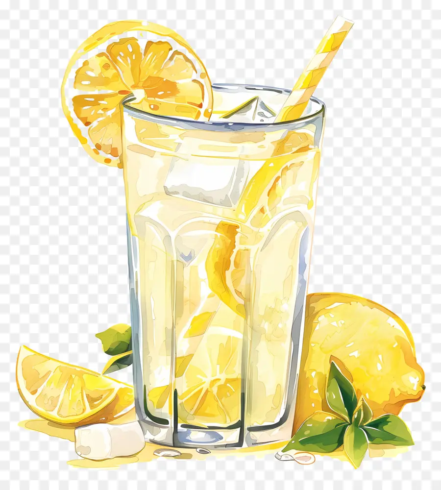 Bebida De Limonada，O Copo De água PNG