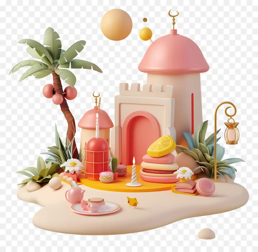 Ramadã，Castelo De Fantasia PNG