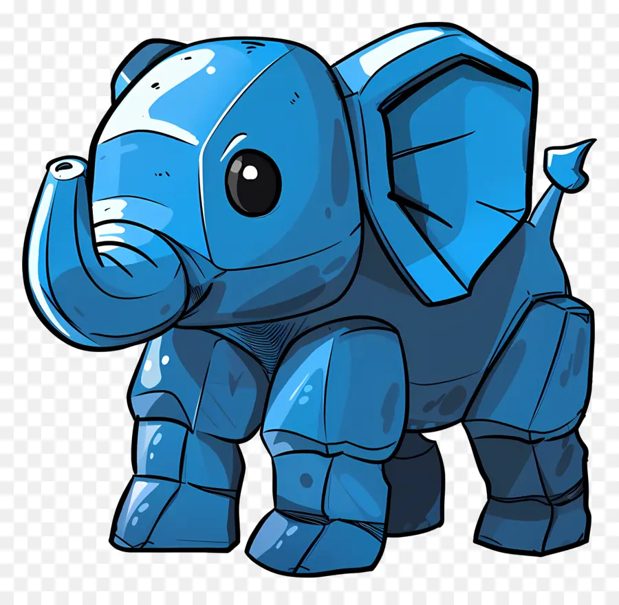 Roblox，Elefante Azul PNG