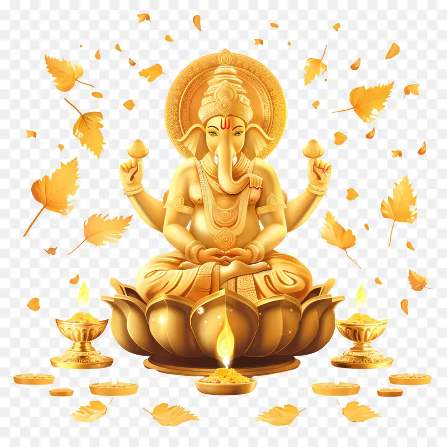 Feliz Dhanteras，Senhor Ganesha PNG