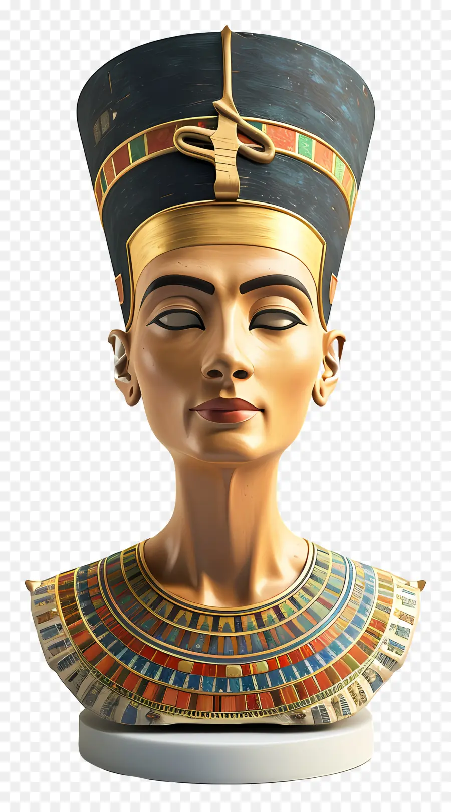 Busto De Nefertiti，Estátua Egípcia PNG
