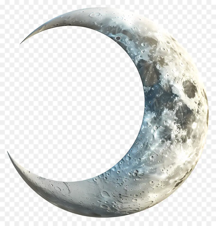 Lua Crescente，Noite De Céu PNG