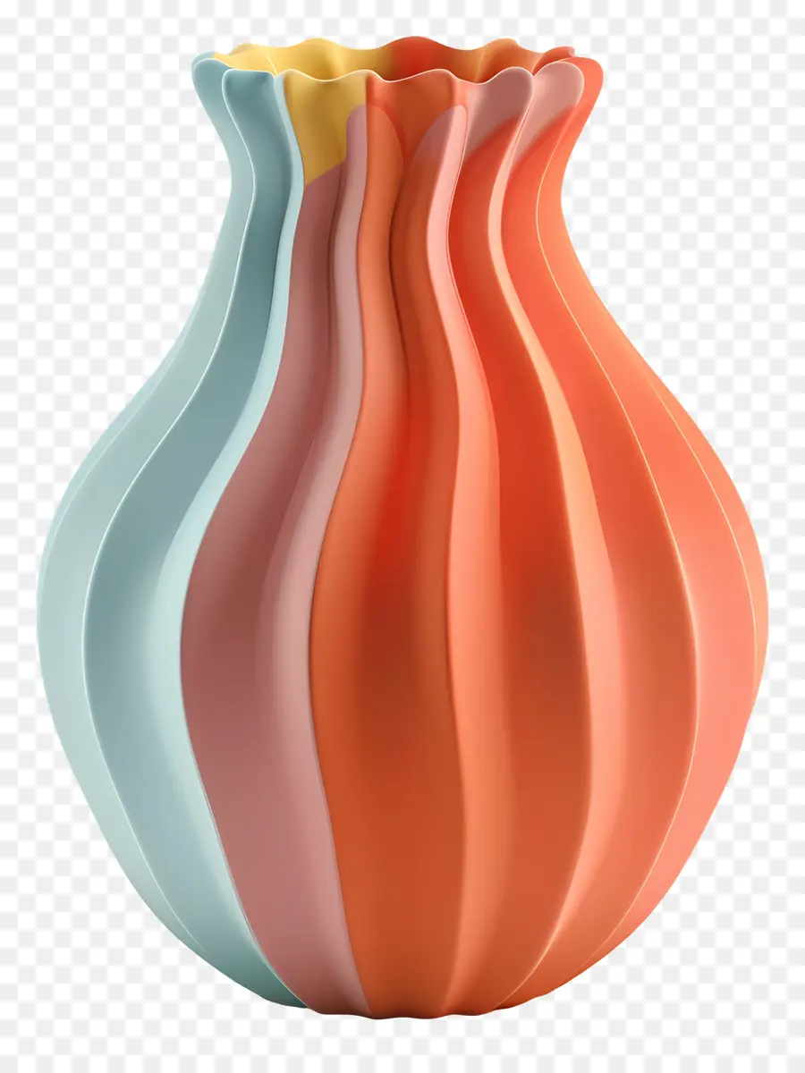 Vaso Plástico，Vaso Laranja E Rosa PNG
