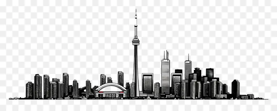 Toronto City Skyline，O Horizonte Da Cidade PNG