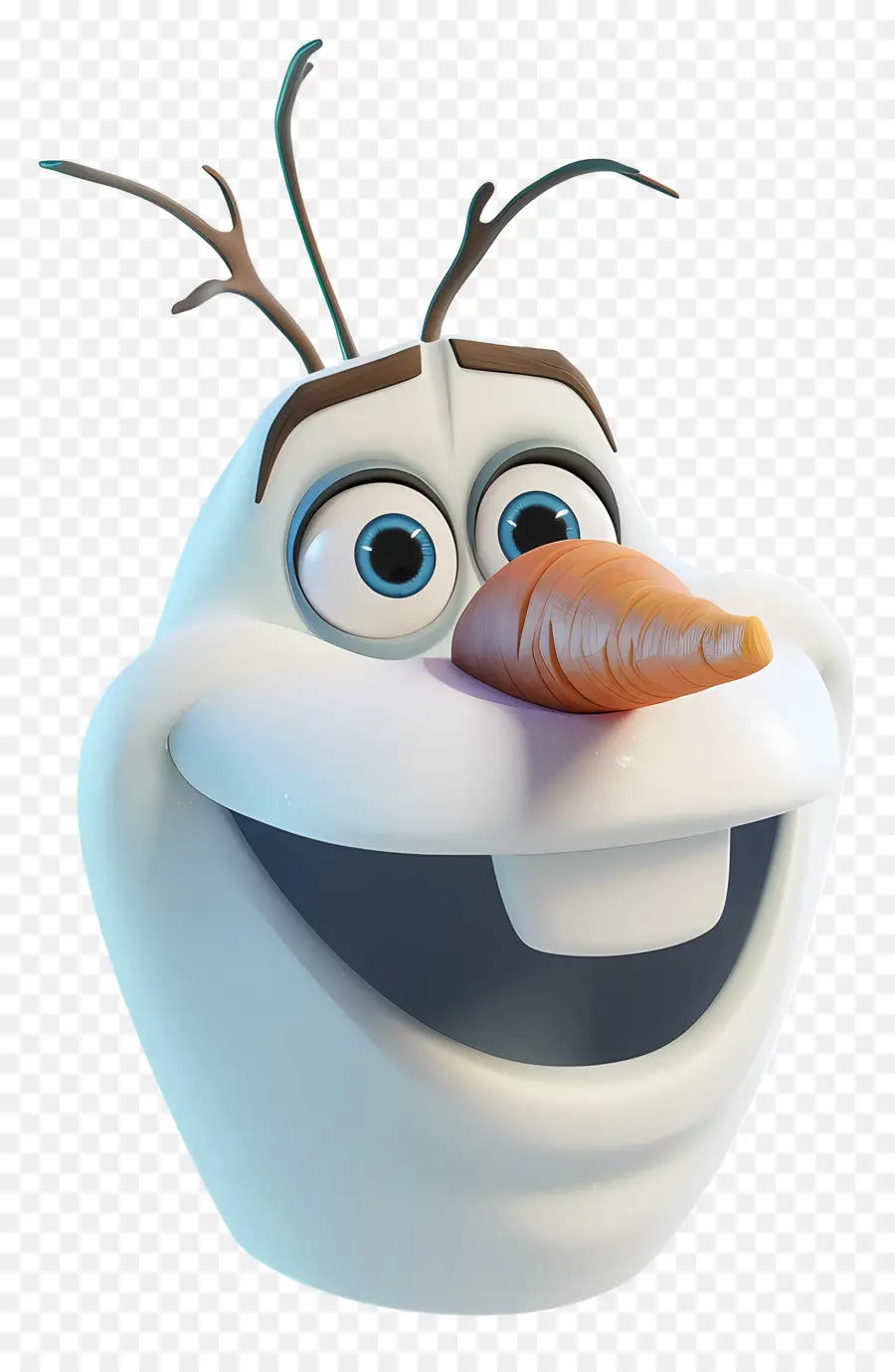 Olaf Cabeça，Boneco De Neve PNG