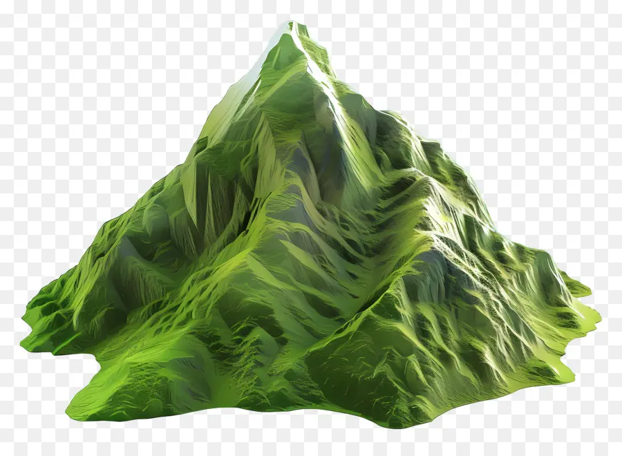 Montanha Verde，Modelagem 3d PNG