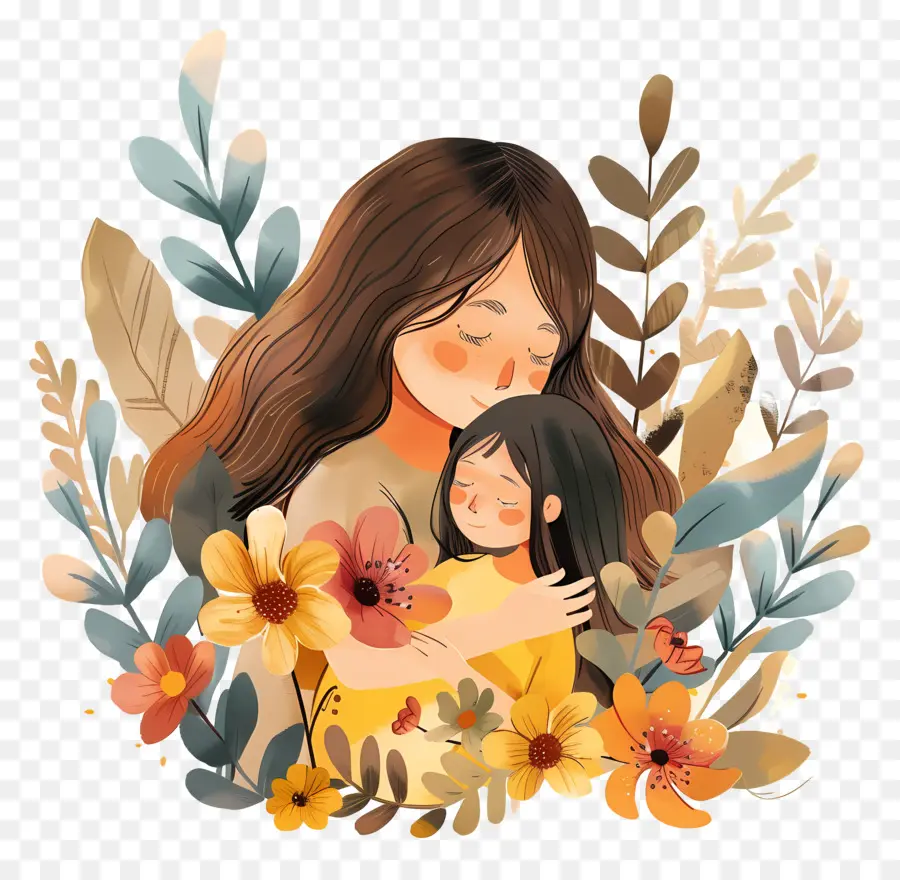 Dia Das Mães，Mãe E Filho PNG