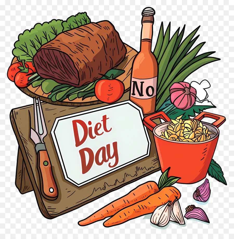 Internacional Nenhuma Dieta Dia，Dia Da Dieta PNG