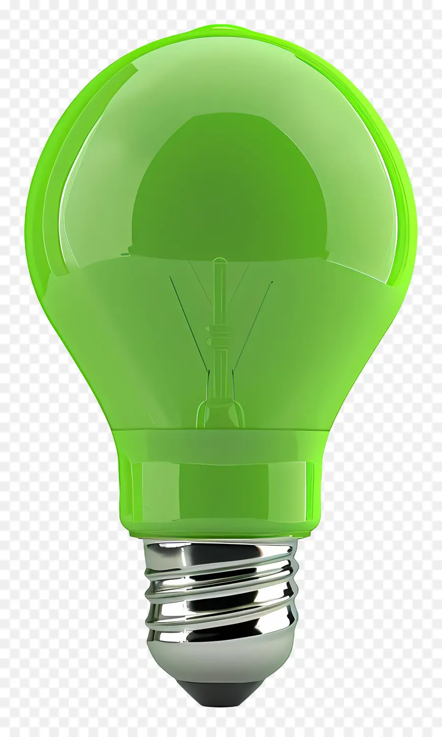 Lâmpada，A Luz Verde Do Bulbo PNG