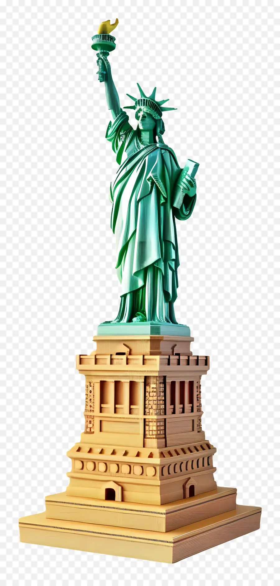 Estátua Da Liberdade，O Porto De Nova York PNG