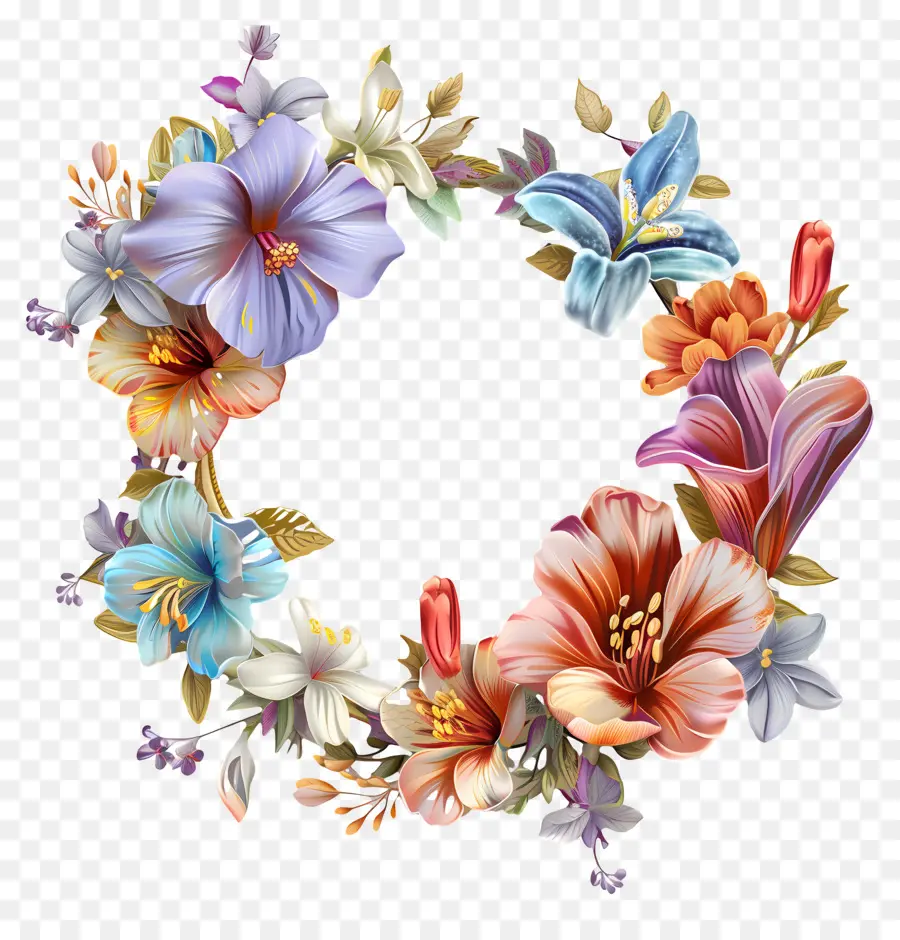 Dia Das Mães，Flor Coroa De Flores PNG