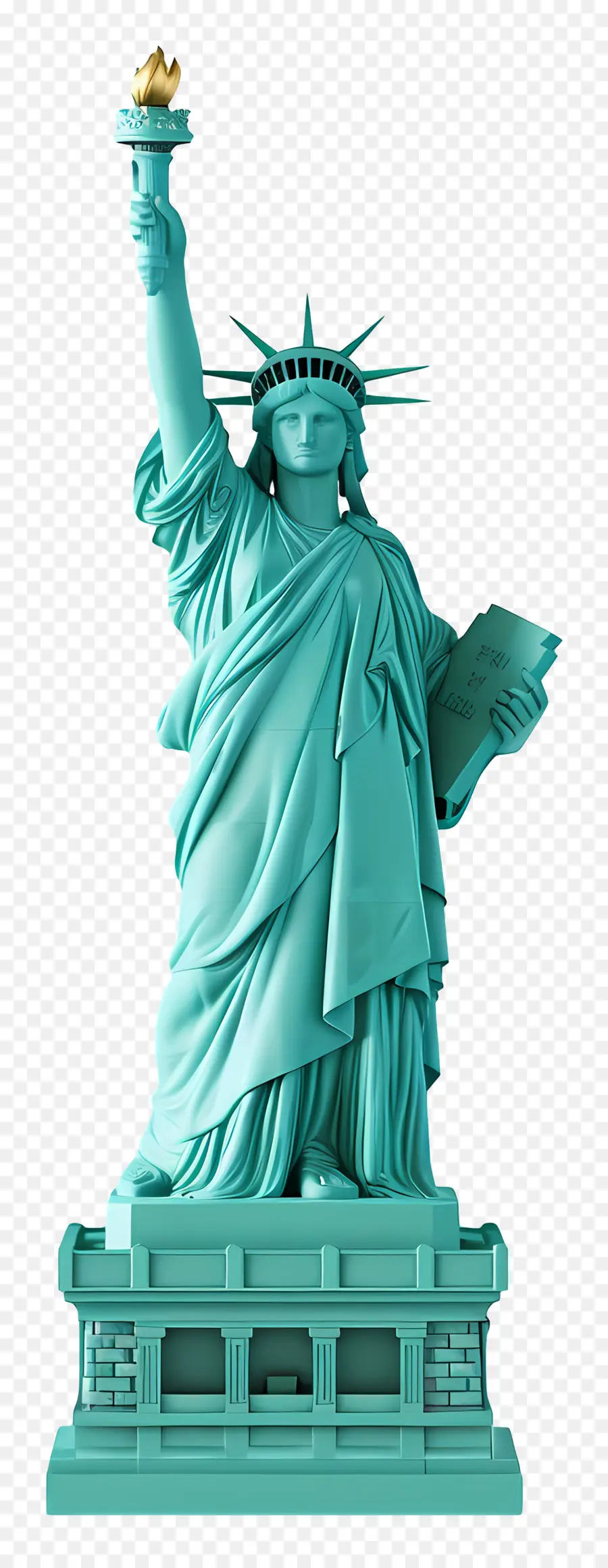 Estátua Da Liberdade，O Porto De Nova York PNG