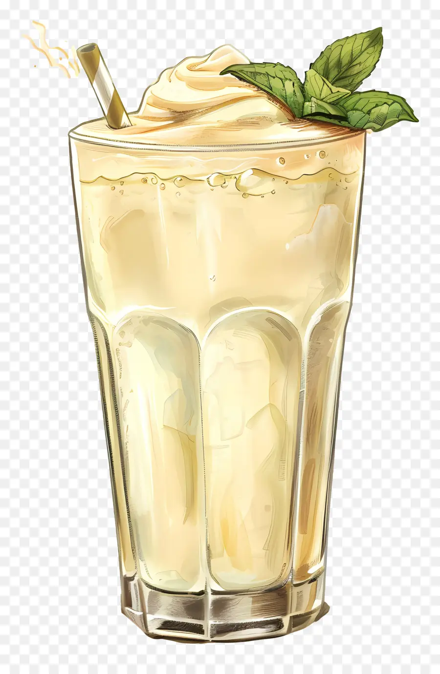 Lassi Beverage，Bebida De Baunilha PNG