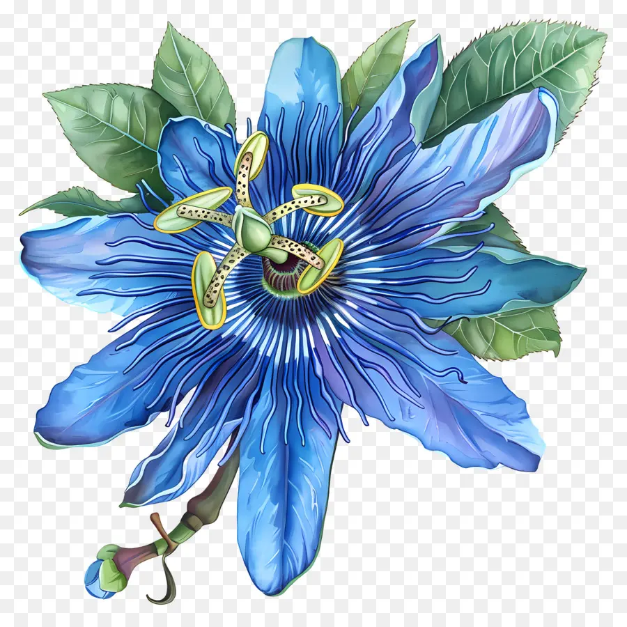 A Flor Da Paixão，Blue Passion Flower PNG