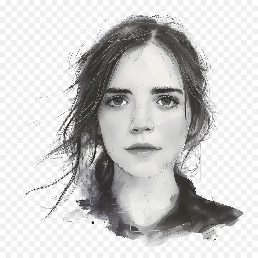 Emma Watson，Cabelos Longos PNG