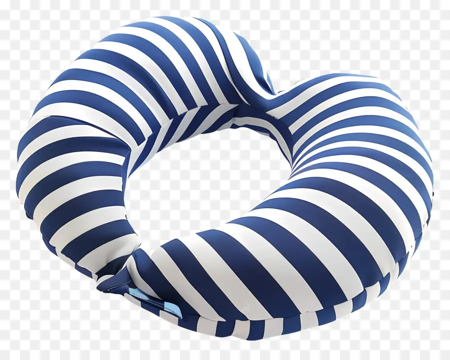 Travesseiro，Azul E Branco PNG