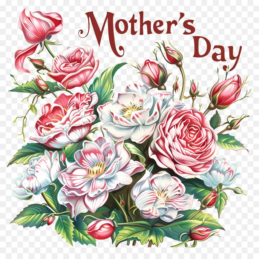 Dia Das Mães，Rosas Cor De Rosa PNG