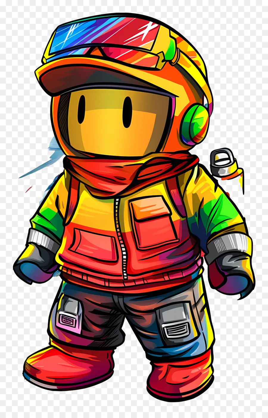 Roblox，Astronauta Colorido PNG