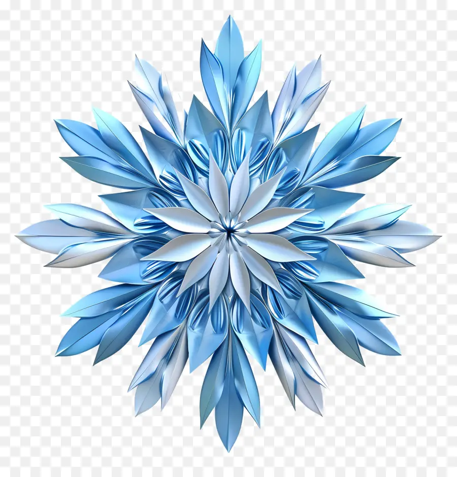Azul Do Floco De Neve，Flor PNG