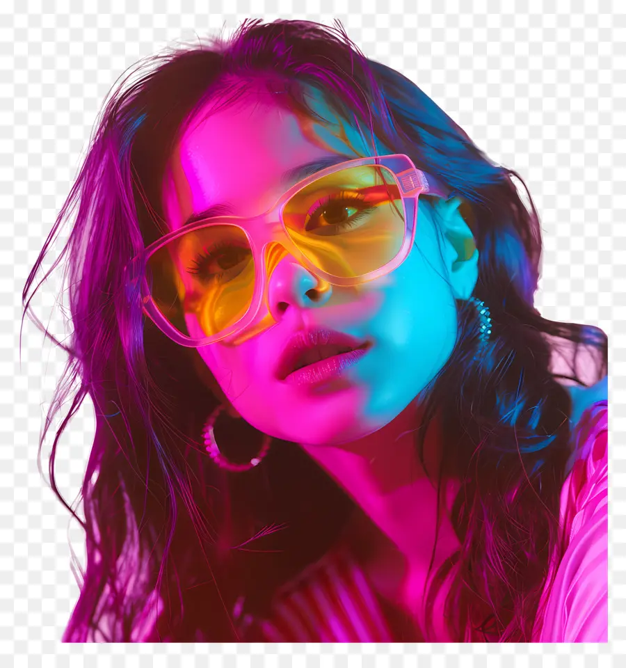 Jenna Ortega，Mulher Com óculos De Sol PNG