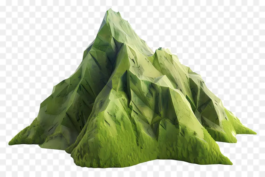 Montanha Verde，árvores PNG