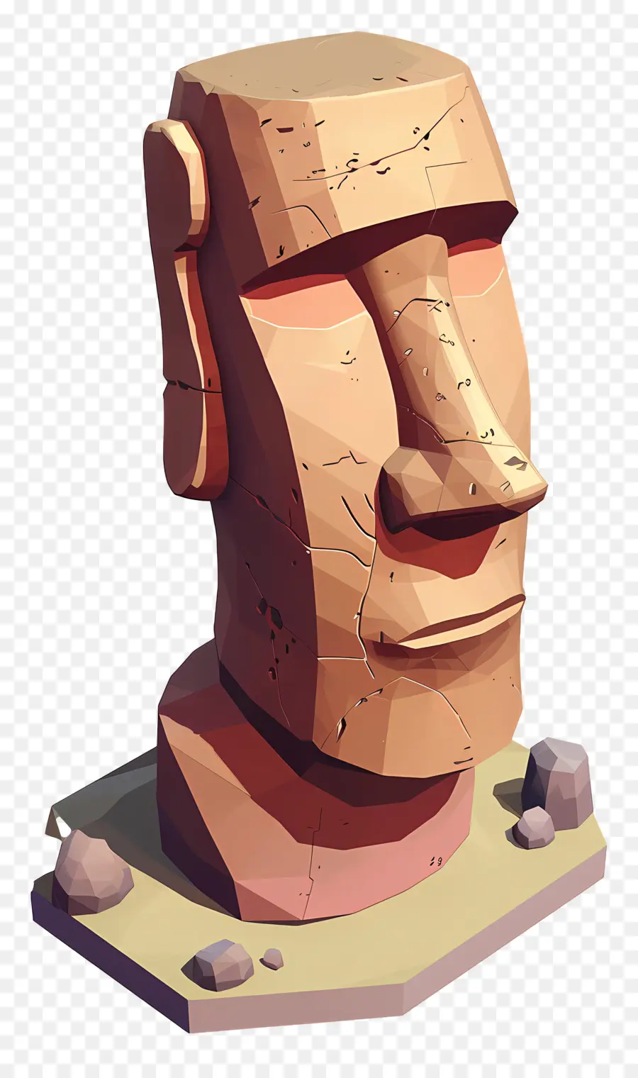 Moai，Escultura Da Cabeça De Pedra PNG