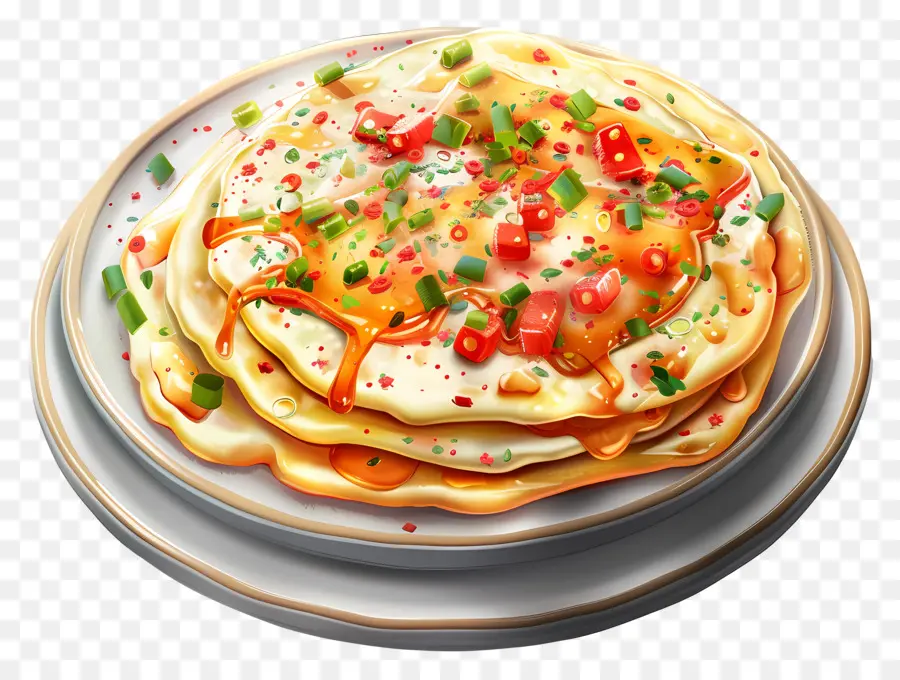 Comida Uttapam，Panquecas PNG