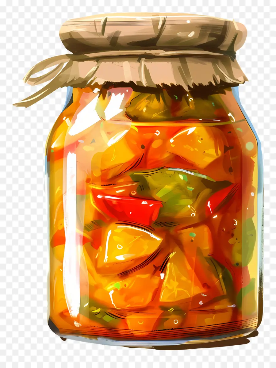 Jar Mango Pickle，Comida Enlatada PNG