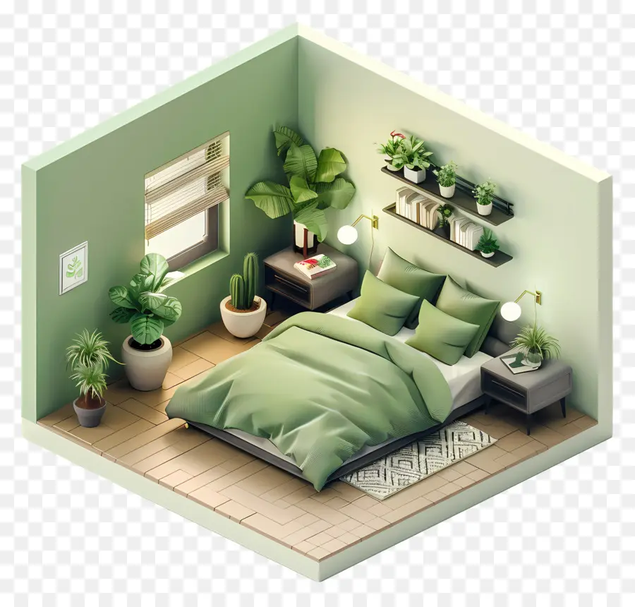 Quarto，Cama PNG