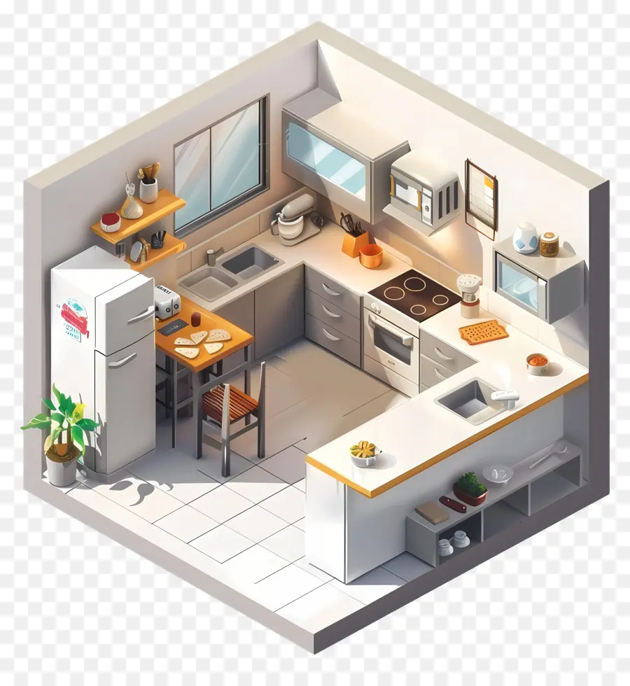 Sala Da Cozinha，Cozinha Pequena PNG