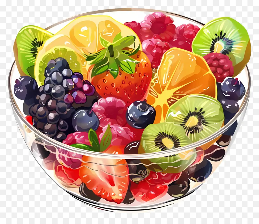 Salada De Frutas，Saudável PNG