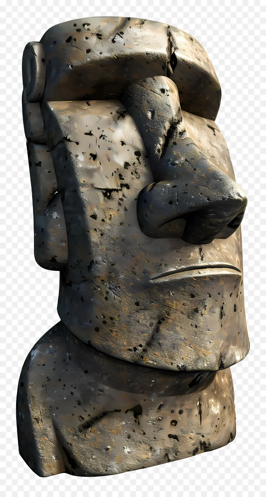 Moai，Escultura Em Pedra PNG