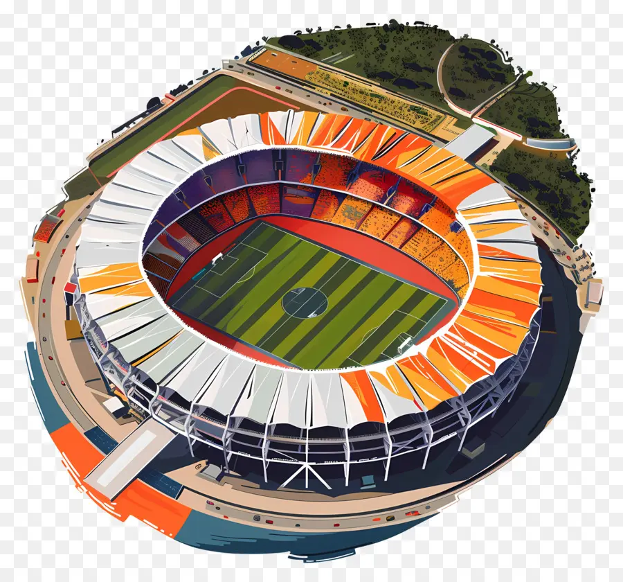 Estádio Narendra Modi，Estádio Futurista PNG