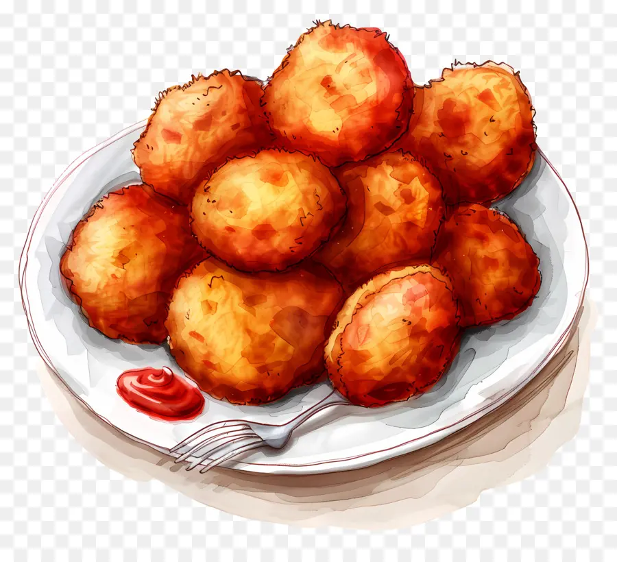 Batata Vada，Nuggets De Frango Frito PNG