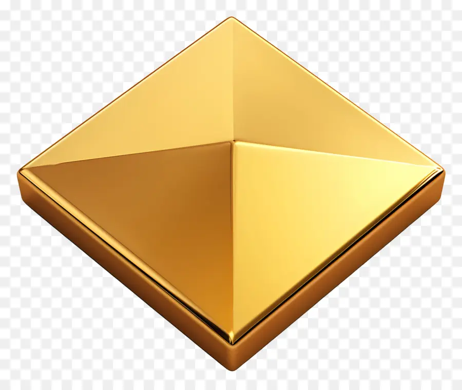 Placa De Ouro，Caixa Dourada PNG