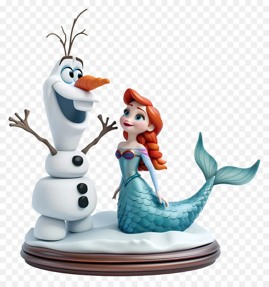 Congelados Olaf，Sereia PNG