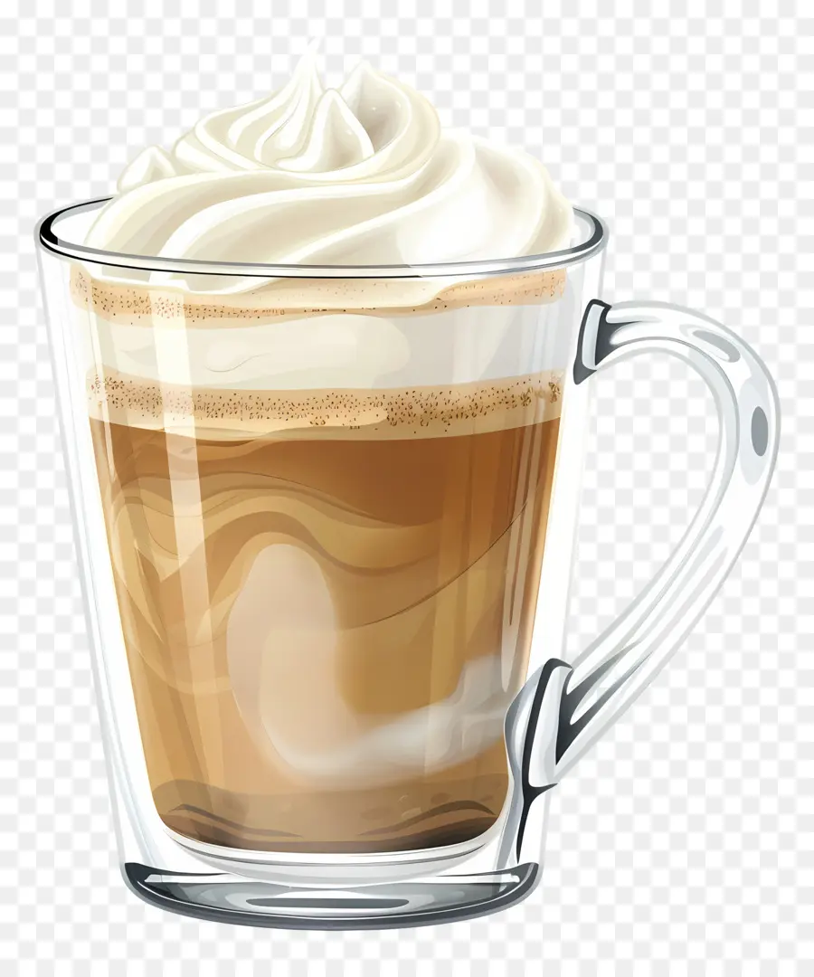 O Café Branco，Latte PNG