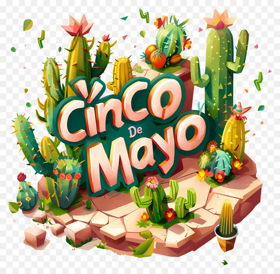 Cinco De Mayo，Cactus PNG