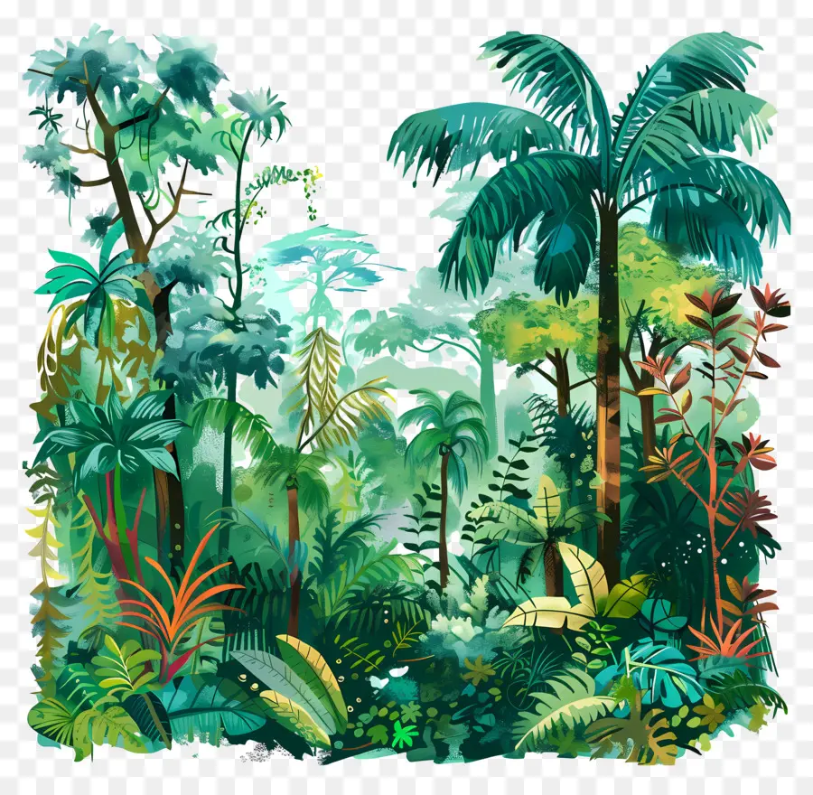 Floresta Amazônica，Selva Tropical PNG