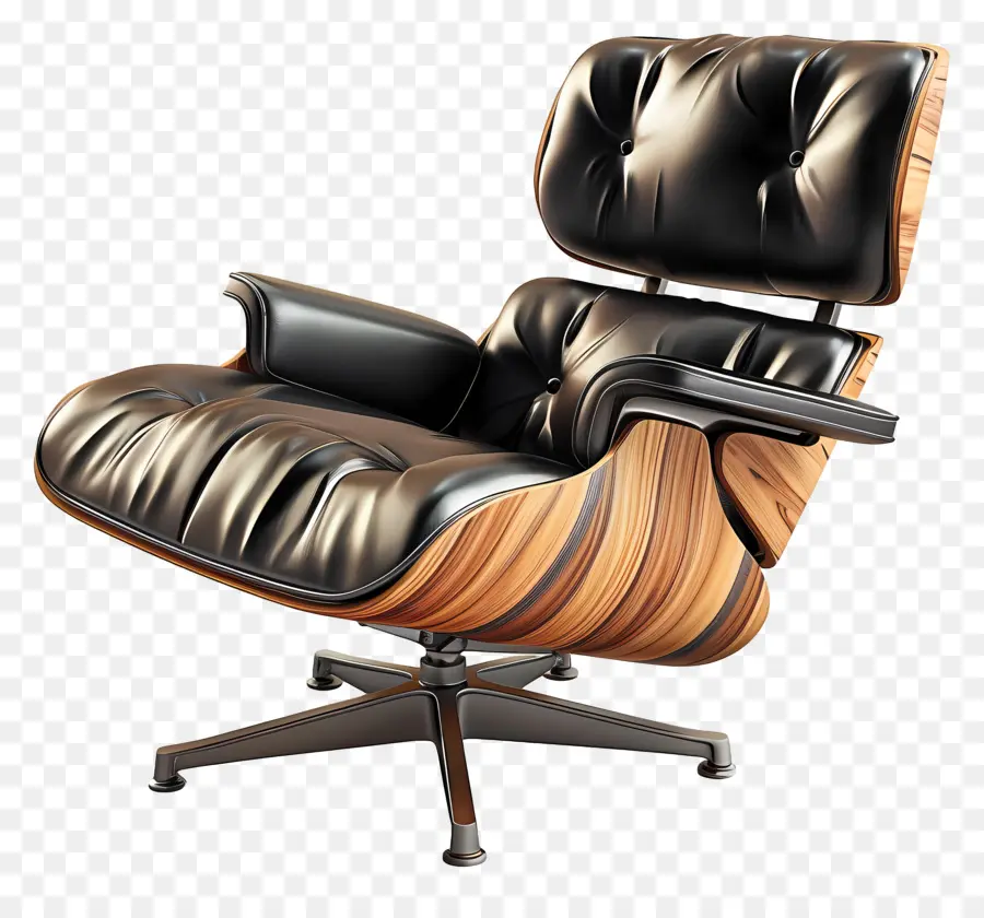 Eames Lounge Chair，Cadeira Eames PNG